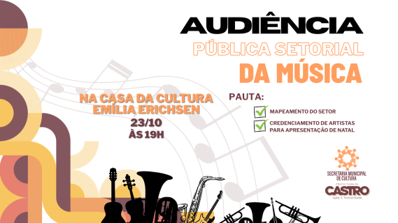 Audiência Pública Setorial da Música